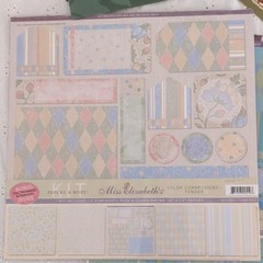 Miss Elizabeth’s Easy Pages 12″x12″ Scrapbooking Paper Pack Lot