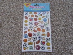 Nicole Quality Value Sports Stickers & Album 50 Pieces (MISSING STICKER ALBUM)