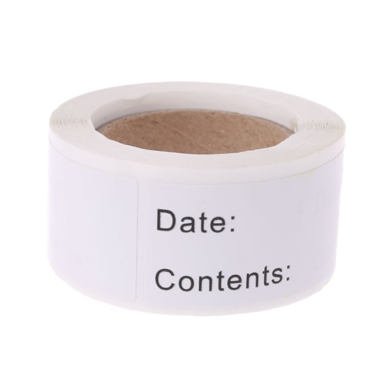 125pcs/roll Home kitchen Storage Labels Refrigerator Freezer Adhesive