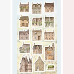 Stickii – House Stickers – Charming Cottages Sticker Sheet – Stationery & Crafts