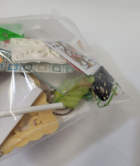 Scrap Book Embellishments Ephemera Bag of Mixed Pieces Ticket Button Ticket