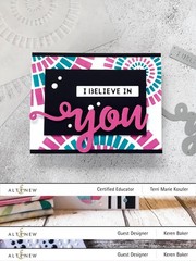 ALTENEW – ENAMEL DOTS – BLACK AND WHITE, 163 PIECES, 3 SIZES + HEART & STAR