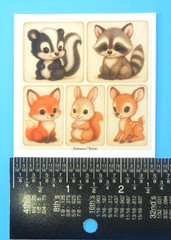 Cute Woodland Animals Mini Sticker Sheet