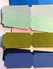 TICKET STUB Die-Cuts Approx.2″x1″(15pc)Journaling•Carnival•Fair Games•Drawing•••