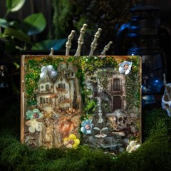 25Pcs Gothic Forest Stickers Halloween PET Sticker Bullet Journals Scrapbooking