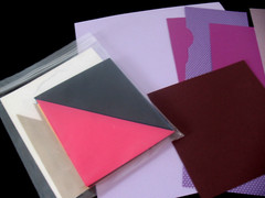 Lot Photo Mounting Paper, home class pre-cut Triangles, scenic diecut Landscape
