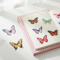 50 Pcs Butterflies for Crafts, Butterfly Stickers 2.0 to 2.5 inches, Multi