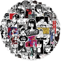 50Pcs Manga Tomie Stickers Mixed Pack,Junji Ito Cartoon Characters Stickers M…