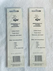 Vintage Steve Russ Personally Yours Stickers SEALED Sports Theme Arts & Crafts