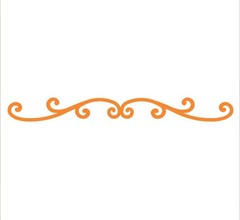 AccuCut Die Border-Flourish Extra Long Cut BR102XLC