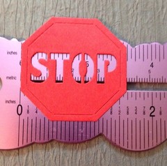 STOP SIGN Die-Cut Approx.1.5″x 1.5″(6pc)Travel•Vacation•Road Sign•Do Not Enter
