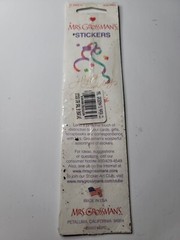 Mrs Grossman’s Brand New in Package Sparkle Snowflakes Stickers Prismatic 2003
