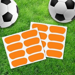 100 Pairs Eye Black Stickers with 2 Pencils for Baseball Football Orange