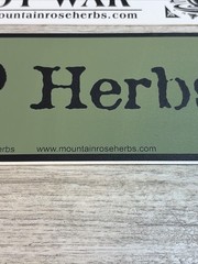 Lot of 4 Organic Herb Stickers Decals «Best Things in Life are Organic»