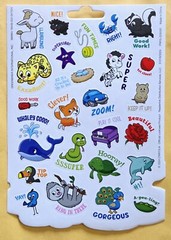 Cute Animals Sticker Sheet