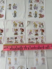 Vintage Stickers Hallmark Precious Moments Multiple Sheets Some Used