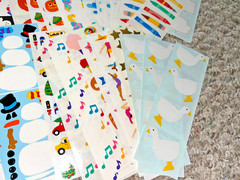 Mrs Grossmans Sticker Lot Holiday Birthday Kids 175+ Strips Creative Memories