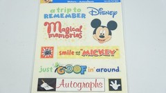 SandyLion Disney Phrase Sheet Theme Park DSCB43 Stickers