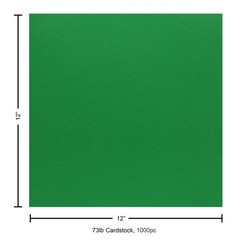 Paper Accents Muslin Texture Cardstock, Christmas GreenUPC, 12×12 Inch, 25 Pack,