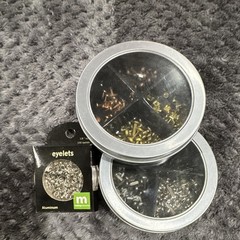 Making Memories Scrapbooking Embellishments Lot Eyelets Tools Mat