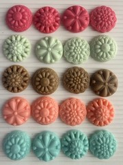 Stampin Up Lot 2014 2016 IN COLOR BOUTIQUE DETAILS Embellishments 20pcs 0.75inch