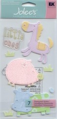 Jolee’s Boutique LeGrande 3-D BABY FARM ANIMALS Stickers 65318 Fast FREE Ship!