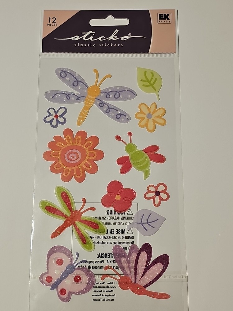 Sticko Classic Stickers Bug Jungle SPLFB17