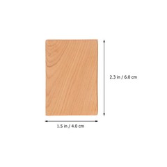 3Pcs Unfinished Yellow Wood Blocks DIY Craft Wood Cutouts Rustic Party Decor