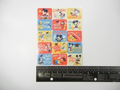 Disney Mickey Mouse Congratulations Squares Sticker Sheet Eureka