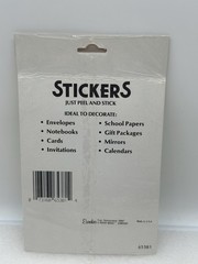Vintage Autumn Themed Stickers Set Of 2 Sealed 36 Count Packages Eureka