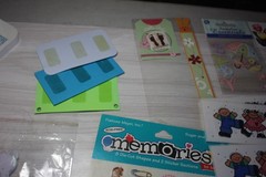 Frances Meyers provo craft & JoLees Stickers new baby lot animals die cut pastel