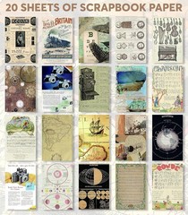 431 Count Vintage Washi Stickers and Scrapbook Papers for Scrapbooking Supplies