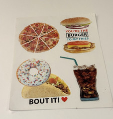 Horizon Group USA Stickers Pizza Burger Taco Soda Pop Donut 69997 Unused 2016