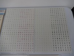 Large Sticker Lot of Letters & Numbers for Scrapbook & Card Making Lot Approx 20