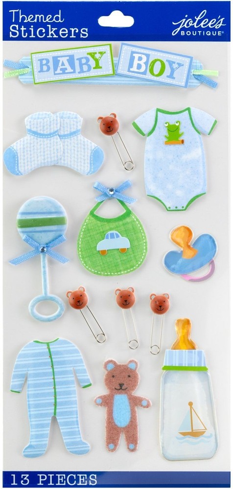 EK SUCCESS – JOLEE’S BOUTIQUE – BABY BOY MIXED STICKERS