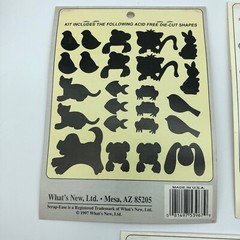 What’s New Scrap Ease Die Cut Acid Free Scrapbook embellishments lot of 4