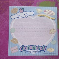 Hello Kitty Sanrio Note Stationery Paper Sheets Strawberry Scratch & Sniff Lot