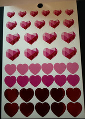 RECOLLECTIONS VALENTINE’S DAY STICKER BOOK 272 PC STICKERS 12 SHEETS ROMANCE