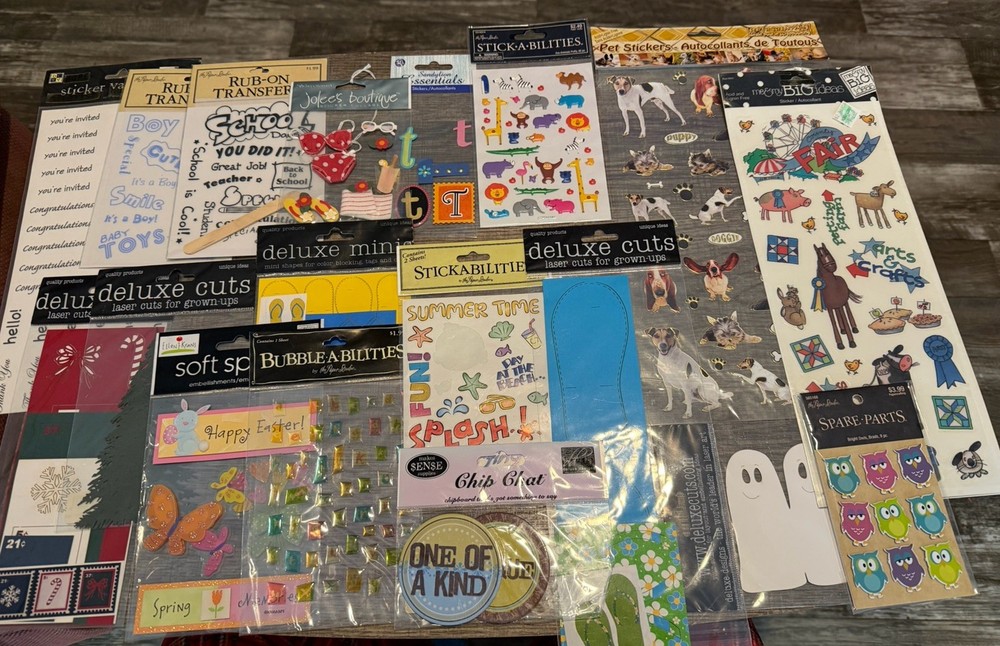 Lot Of Scrap Booking Supplies New 18 Piece Lot (#2)