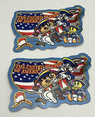 Vintage Looney Tunes USA States Lot of 15 Stickers Unused A&A Global Warner Bros