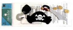Jolee’s Boutique 3D Stickers Pirate Life Hook Sword Skull Bones 2009 Retired