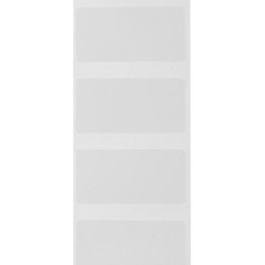 1 Pack Reusable Self Adhesive Bottle Label Stickers White PVC for Home Storage