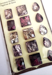 Recollections Signature PURPLE Gemstone Stickers – 4 pcs