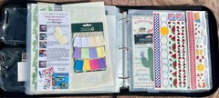 Crop In Style Binder With Lots Of Stickers ~ 17 Sheets full ~ All brands