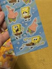 NEW Spongebob Squarepants Patrick stickers sheets sealed y2k 2006