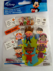 EK Success Disney Disneyland Disneyland Stickers- It’s a Small World Stickers