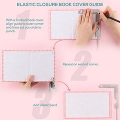 2Pcs/Set,Book Cover 7.7inch(L) x 4inch(W) T2, 2Pcs/Set Book Guide