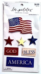 God Bless America Stickers Scrapbooking Journal Card Paper Studio