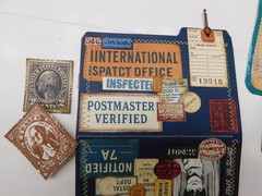 Junk Journal Add-Ons Handmade Tags Card Envelope File Clipboard Ephemera Set 2