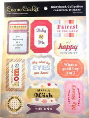 Cosmo Cricket Storytime Cardstock Stickers 2006 Storybook Scrapbooking NEW